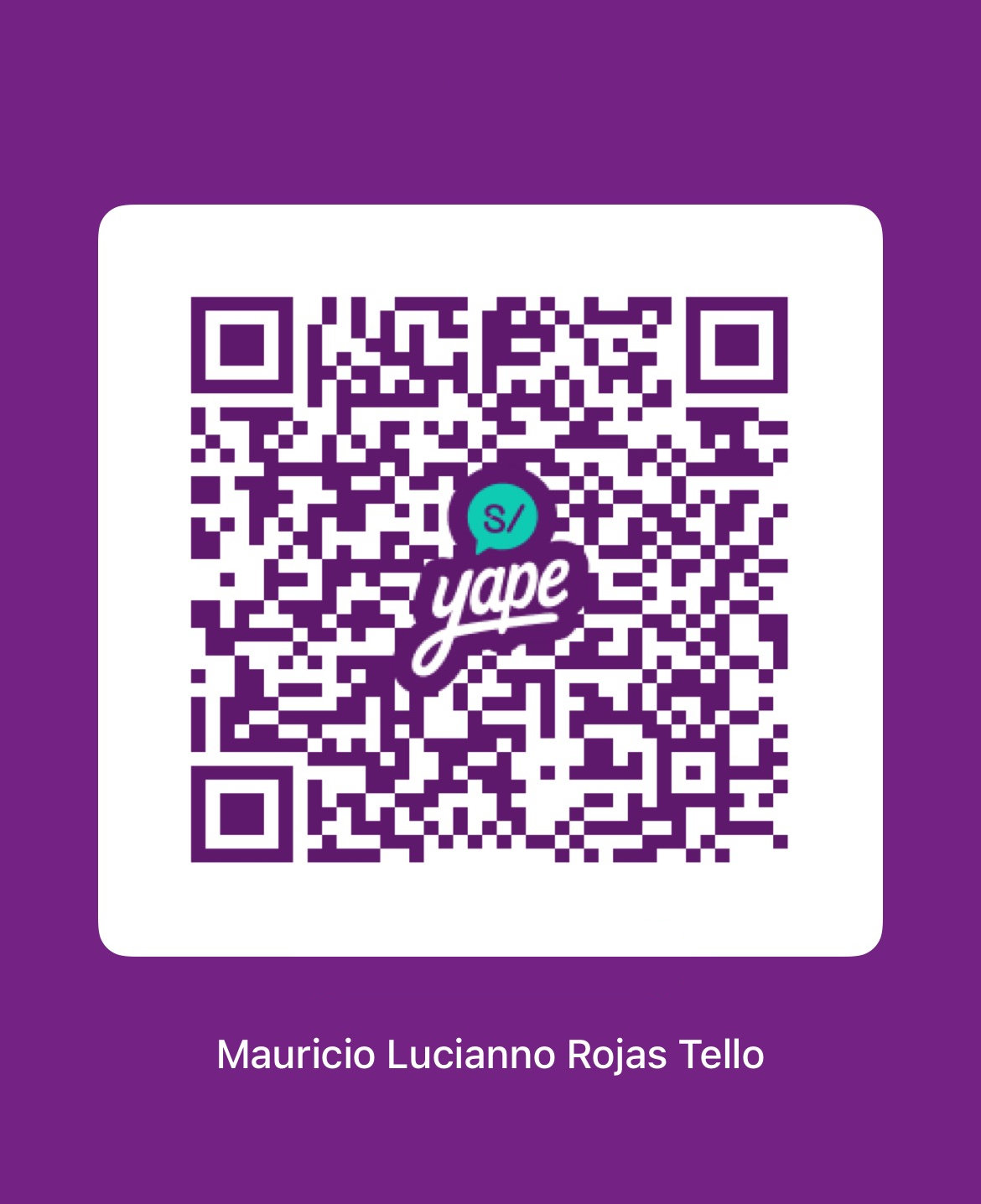 QR de pago Yape